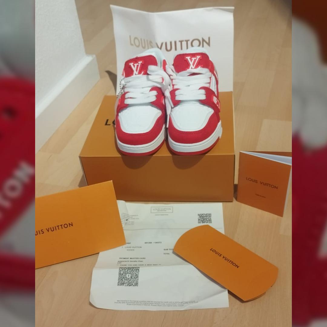 Louis Vuitton Blanco/Rojo Niño/a